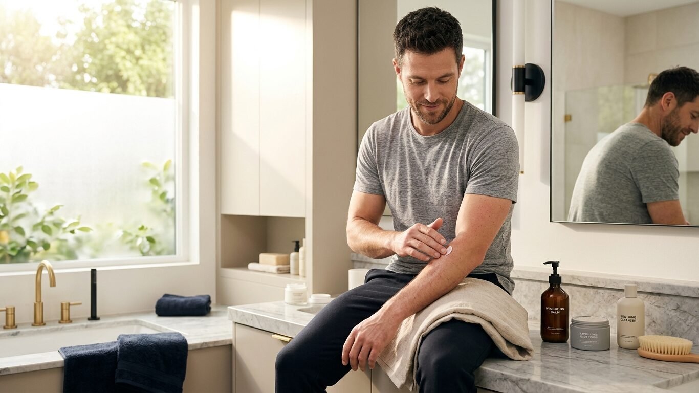 Men's Waxing in Atlanta, GA aftercare and moisturizing routine